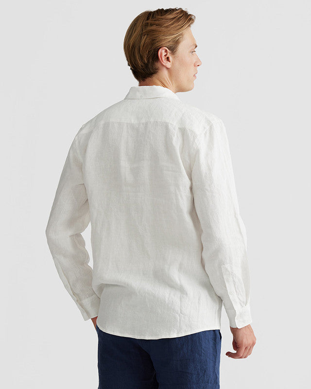 Classic White Cotton Full Sleeve Formal & Casual Wear Shirt