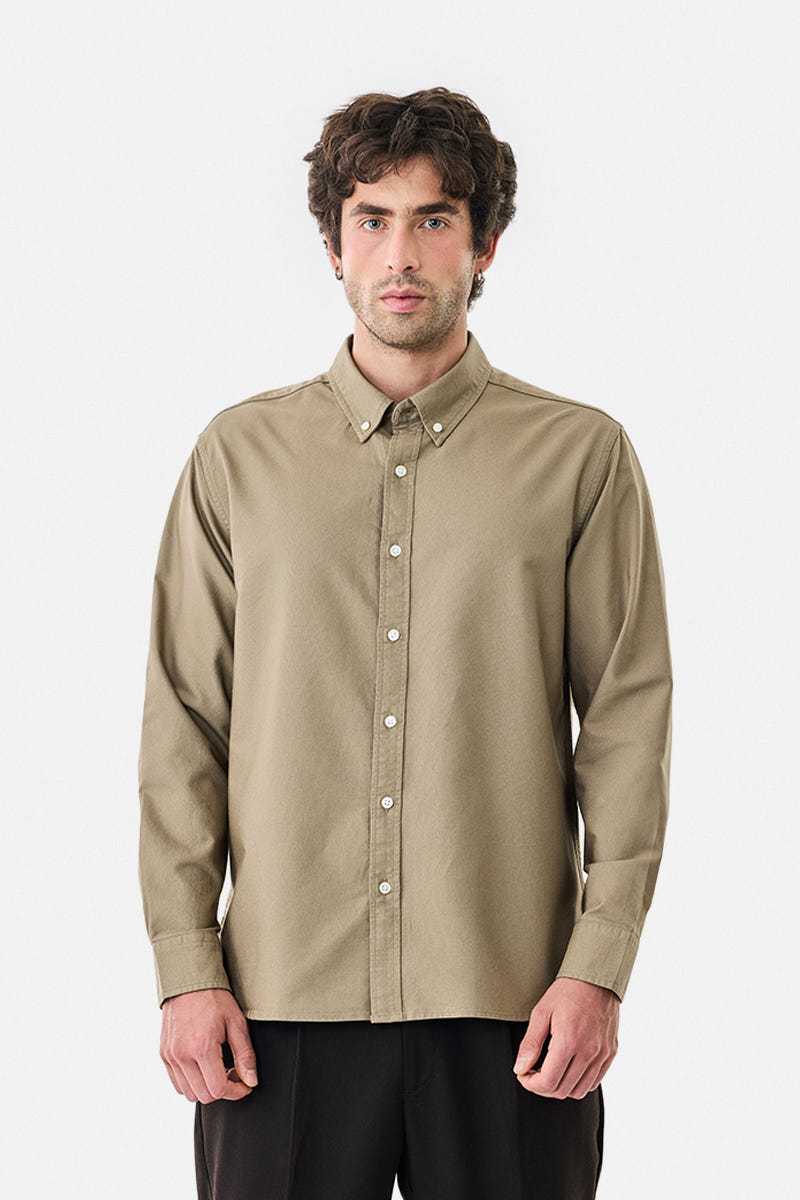 Sand Classic Pure Cotton Shirt for Work & Everyday Use