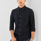 Stellar Black Premium Cotton Full-Sleeve Shirt with a Clean Refined Tone