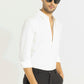 White Luxe Soft Cotton Shirt for Professional & Daily Outfits