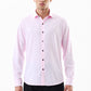Quartz Pink Pure Cotton Shirt with a Clean Modern Tone