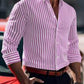 Fabulous Pink Colored Striped Shirt