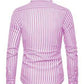 Fabulous Pink Colored Striped Shirt
