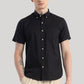 Midnight Black Pure Cotton Shirt in a Refined Elegant Shade