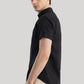 Midnight Black Pure Cotton Shirt in a Refined Elegant Shade