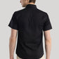 Midnight Black Pure Cotton Shirt in a Refined Elegant Shade