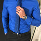 Attractive Navy Blue Colored Cotton Shirt