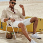 Soft Beige Serenity Full Sleeve Cotton Shirt