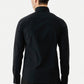 Solid Black Pure Cotton Shirt in a Classic Timeless Shade