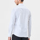 Bright White Premium Cotton Full-Sleeve Shirt with a Smooth Elegant Hue