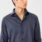 English Grey Premium Cotton Shirt in a Calm Minimal Hue