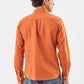 Terracotta Rust Pure Cotton Full-Sleeve Shirt with a Soft Rich Shade