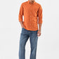 Terracotta Rust Pure Cotton Full-Sleeve Shirt with a Soft Rich Shade