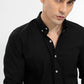 Urban Black Premium Cotton Shirt