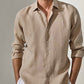 Beige Soft Cotton Full Sleeve Shirt for Office & Smart Casual Outfits