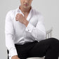 White Comfort-Fit Cotton Shirt for Office Wear