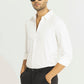 White Luxe Soft Cotton Shirt for Professional & Daily Outfits