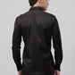 Black Smart-Fit Cotton Shirt for Work & Daily Use