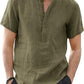 Latest Army Green Colored Half Sleeve Shirt