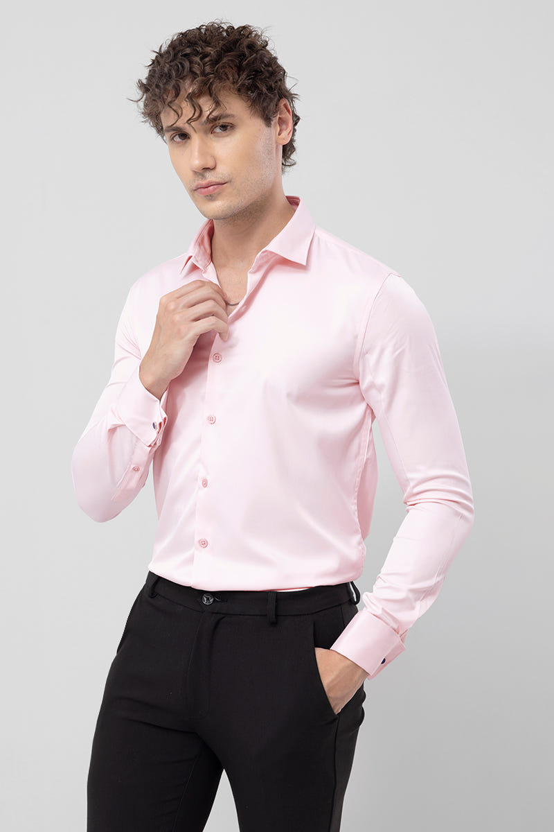Pink Premium Cotton Shirt for Everyday & Office Wear