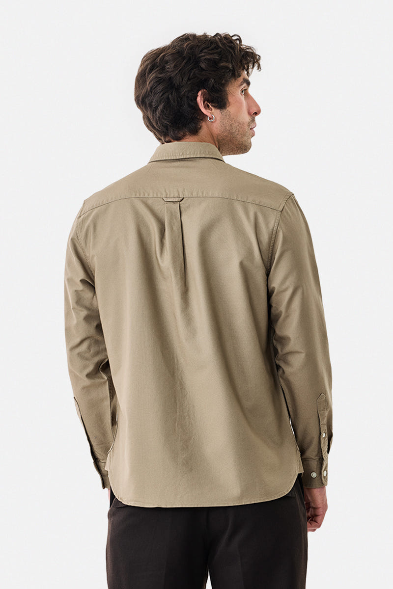 Sand Classic Pure Cotton Shirt for Work & Everyday Use