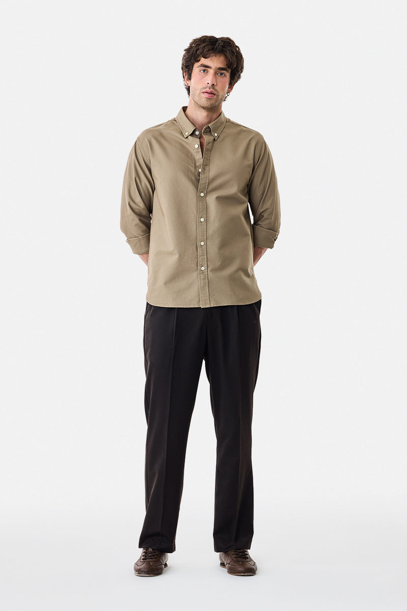 Sand Classic Pure Cotton Shirt for Work & Everyday Use