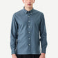 Neutral Slate Pure Cotton Full-Sleeve Shirt in a Calm Modern Shade