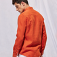 Royal Orange Colored Linen Shirt