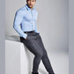 Essential Blue Colored Cotton Plain Shirt