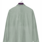 Casual Plain Light Green Cotton Shirt