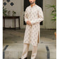 Peach Beige Colored Festive Kurta