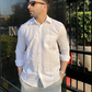 Comfortable White Colored Linen Shirt
