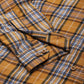 Premium Mustard Cotton Checks Shirt