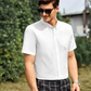 Tailored White Colored Half Sleeve Shirt