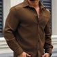 Men's Solid Brown Colored Cotton Shirt