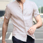 Trending Cream Colored Half Sleeve Shirt