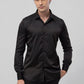 Black Smart-Fit Cotton Shirt for Work & Daily Use