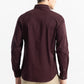 Terra Maroon Premium Cotton Full-Sleeve Shirt with a Warm Refined Shade