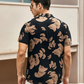 Black Color Rayon Half Sleeve Shirt
