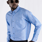Luxurious Sky Blue Colored Linen Shirt