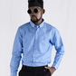 Luxurious Sky Blue Colored Linen Shirt