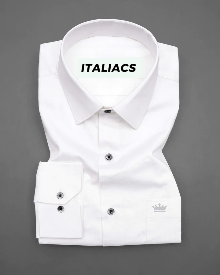 Bright White Premium Cotton Shirt