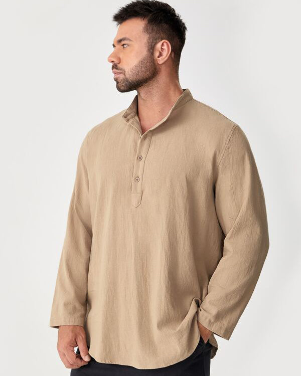 Comfortable Cream Colored Cotton Shirt
