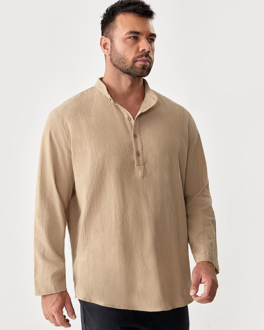 Comfortable Cream Colored Cotton Shirt