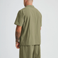 Regular Fit Army Green Colored Cotton Shirt