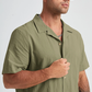 Regular Fit Army Green Colored Cotton Shirt