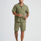 Regular Fit Army Green Colored Cotton Shirt