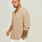 Stylish Solid Beige Colored Cotton Shirt