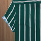 Men's Teal Green Colored Stripe Shirt