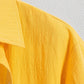 Atrractive Yellow Linen Half Sleeve Shirt